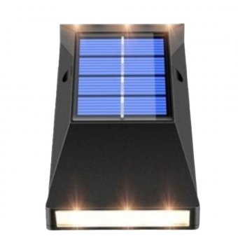 Настенный уличный светильник на солнечных батареях 6 LED, 12 х 6 см ANYSMART