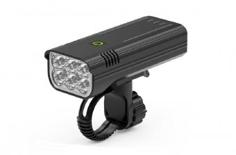 Мощный велосипедный фонарь ANYSMART, 6 LED, IPX-5, влагозащита