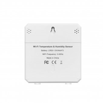 Датчик температуры и влажности Wi-Fi ANYSMART, ЖК-дисплей,  черный