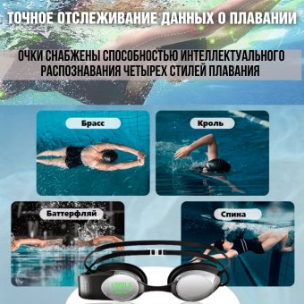 Умные очки для плавания ANYSMART Holoswim Pro 2, с Bluetooth