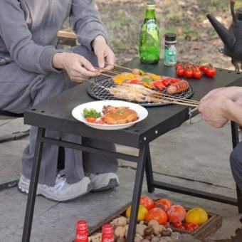 Стол ANYSMART, для гриля и барбекю туристический, складной 47х37х65 см