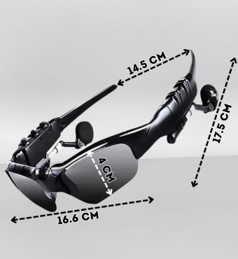 Спортивные солнцезащитные смарт очки ANYSMART Bluetooth, стереонаушники