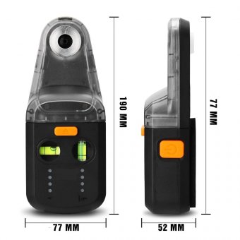 Лазерный уровень нивелир с пылесборником 2 в 1 ANYSMART красный лазер 5 метров 227856