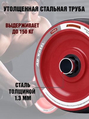 Ролик тренажер для пресса с возвратным механизмом для спорта и фитнеса ANYSMART
