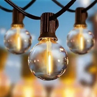 Гирлянда уличная на солнечной батарее 25 ламп, 7,6 метров USB ANYSMART