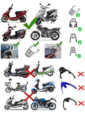 Мотокофр 48 л для мотоцикла, скутера для путешествий ANYSMART 228161