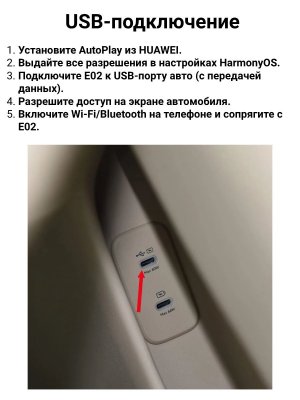 Приставка адаптер Android AITO M5 M7 M9 Apple CarPlay, Android Auto WIZCAR E02 