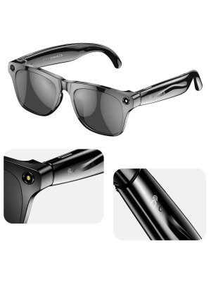 Умные очки солнцезащитные с камерой ANYSMART Bluetooth 