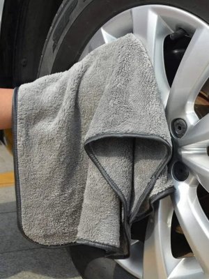 Автополотенце микрофибра ANYSMART серое 40х60см