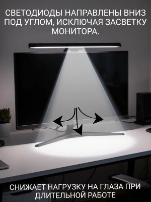 Лампа для монитора светодиодная, скринбар светильник ANYSMART