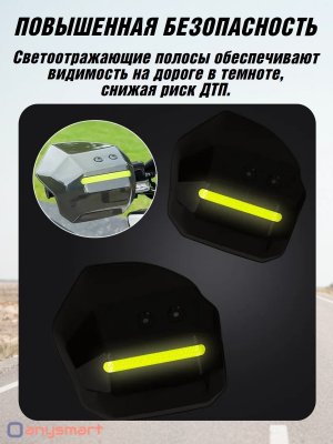 Защита рук на руль мопеда, велосипеда, защитные накладки для питбайка, квадроцикла, скутера ANYSMART 227750