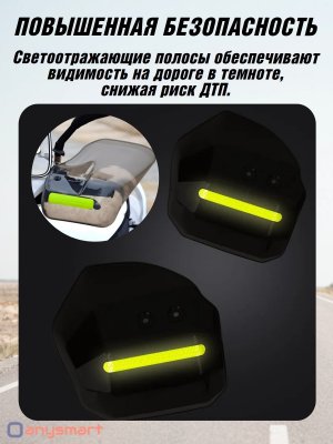 Защита рук на руль мопеда, велосипеда, защитные накладки для питбайка, квадроцикла, скутера ANYSMART 228110