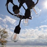 Гирлянда ANYSMART MFSLC18P, уличная, 15 м, 15 LED-ламп, IP44, белый