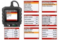 Сканер для диагностики автомобиля ANYSMART X431 CR3001 OBD2