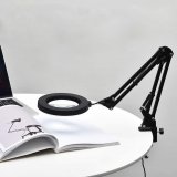 Лупа-лампа ANYSMART, настольная, на струбцине 64 LED, 10х, складная