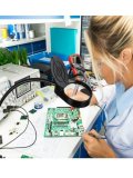 Лупа - лампа на струбцине с дополнительной линзой 38 LED 10х/20х ANYSMART 227493