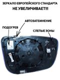 Зеркальный элемент левого зеркала BMW 3, 5, 7 серии G20 G21 G28 G30 с автозатемнением, слепые зоны, подогрев