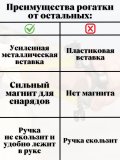 Рогатка спортивная усиленная + снаряды для рогаток 100 штук ANYSMART