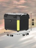 Мотокофр 45 л для мотоцикла, скутера для путешествий ANYSMART 227949