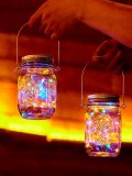 Светильник садовый подвесной на солнечных батарейках "Банка" ANYSMART