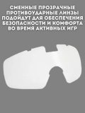 Сменные линзы для тактической маски ANYSMART, прозрачные