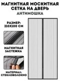 Москитная сетка на дверь, магнитная, 100 х 210 см ANYSMART, 100х210 см, антипыль, антимошка