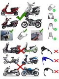 Мотокофр 48 л для мотоцикла, скутера для путешествий ANYSMART 228161