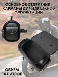 Мотосумка боковая для мотоцикла, ретро, кожаная ANYSMART