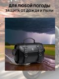 Мотосумка боковая для мотоцикла, ретро, кожаная ANYSMART