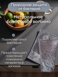 Салфетка бамбуковая для уборки кухни EcoNext "Блеск" серая 18х23см, 2 штуки